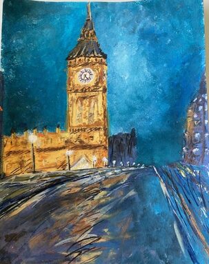 Ketsia LALOE - Westminster Bridge + big Ben